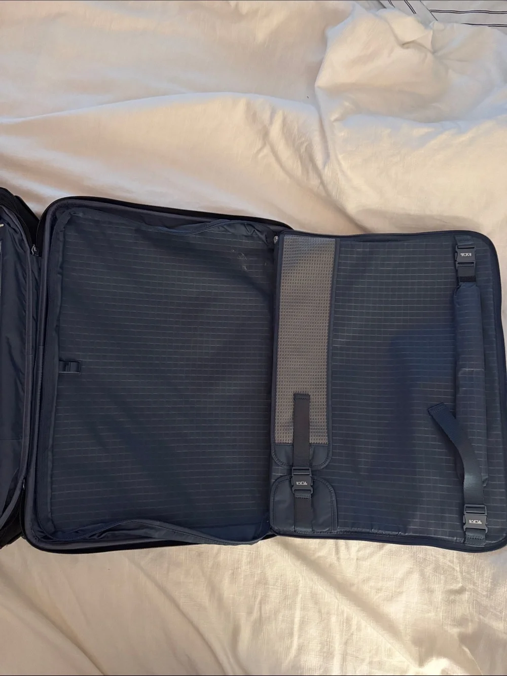 Tumi Black Travel Briefcase with Front Zip Pockets